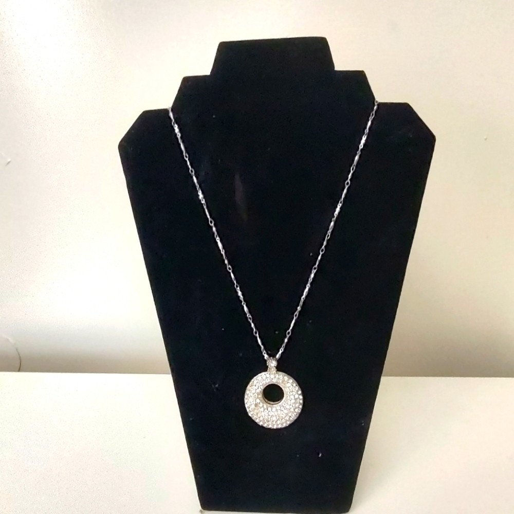 Charmed Pendant Silver Chain Necklace